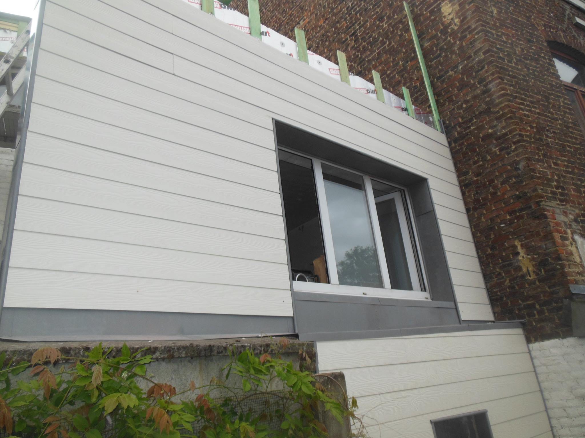 Isolation de toiture et bardage ventilé à Wavre, Technitoiture